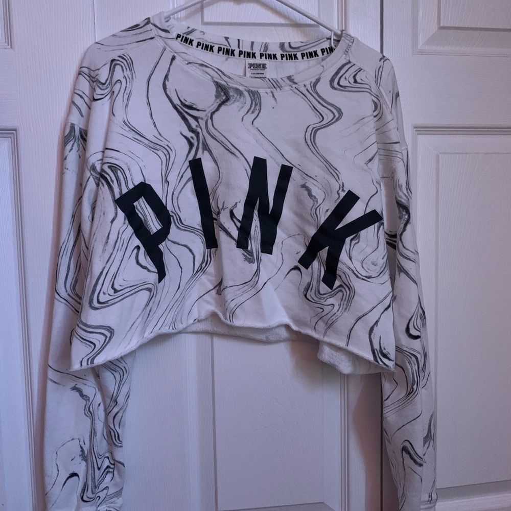 PINK Victoria's secret marble pattern sweater